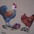 poule et coq